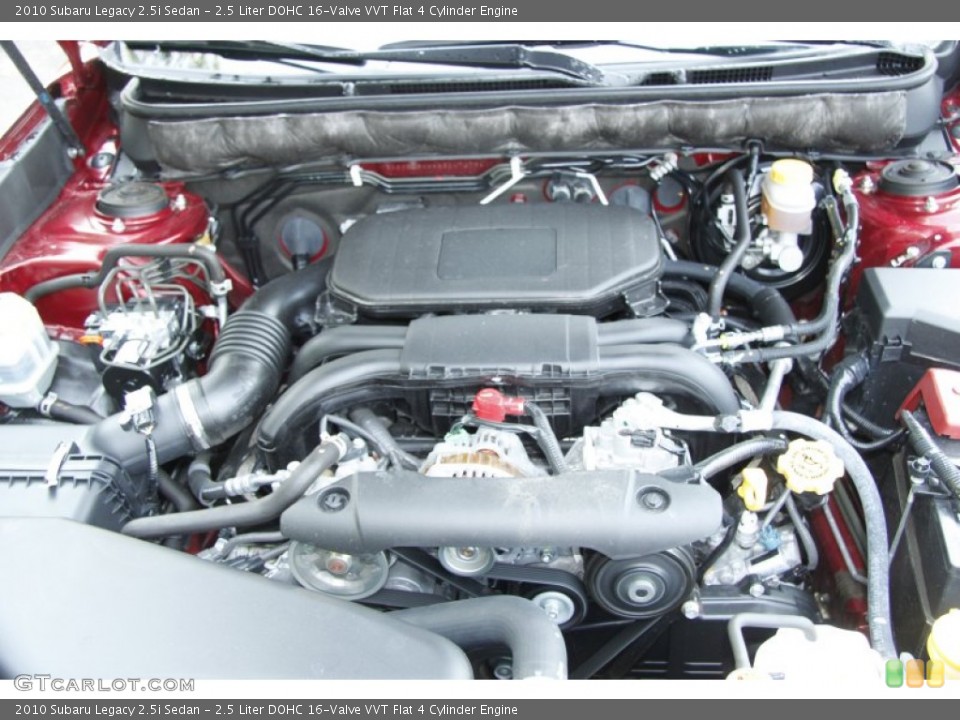 2.5 Liter DOHC 16-Valve VVT Flat 4 Cylinder Engine for the 2010 Subaru Legacy #52554035