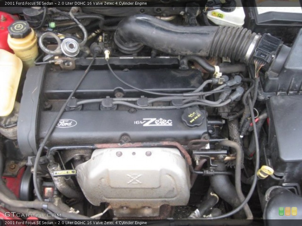 2.0 Liter DOHC 16 Valve Zetec 4 Cylinder Engine for the 2001 Ford Focus #52563488