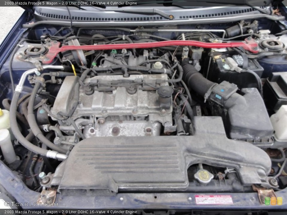 2.0 Liter DOHC 16-Valve 4 Cylinder Engine for the 2003 Mazda Protege #52564538