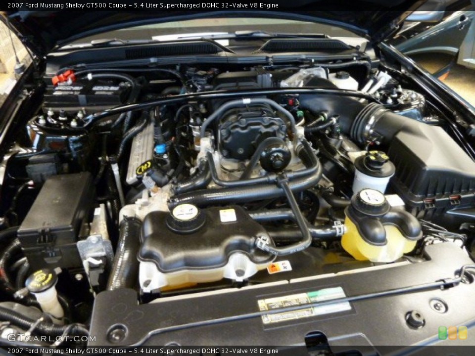 5.4 Liter Supercharged DOHC 32-Valve V8 Engine for the 2007 Ford Mustang #52564550