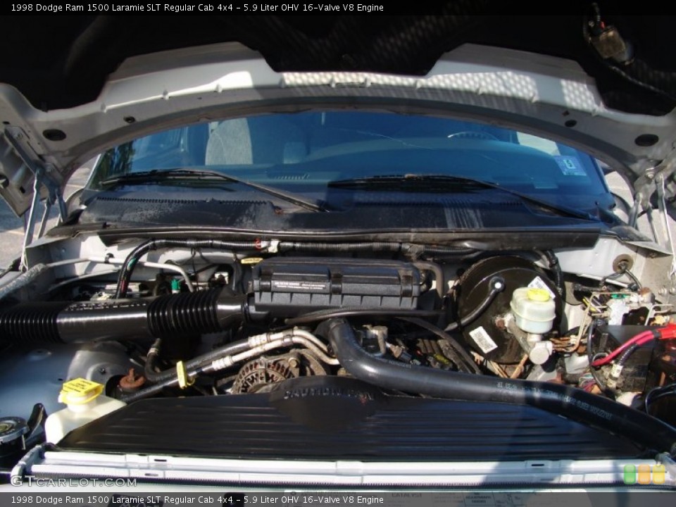 5.9 Liter OHV 16-Valve V8 Engine for the 1998 Dodge Ram 1500 #52570727