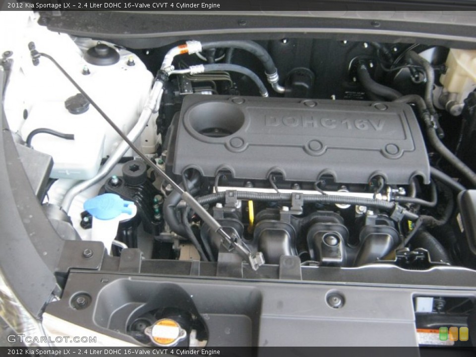 2.4 Liter DOHC 16-Valve CVVT 4 Cylinder Engine for the 2012 Kia Sportage #52575713