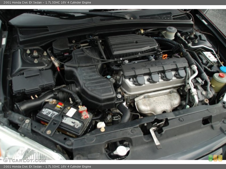 1.7L SOHC 16V 4 Cylinder Engine for the 2001 Honda Civic #52580792
