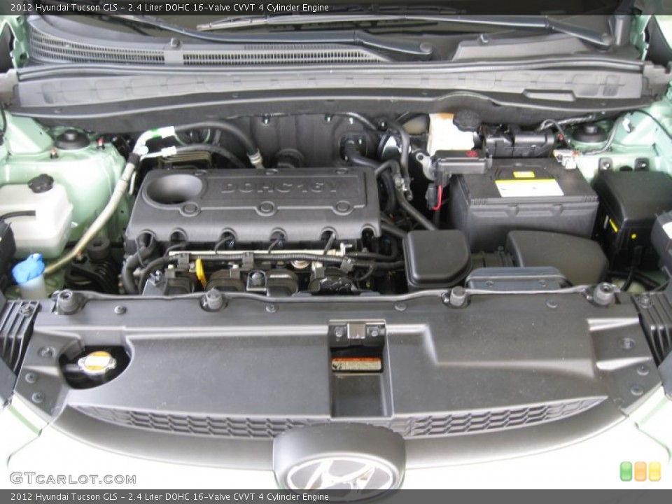 2.4 Liter DOHC 16-Valve CVVT 4 Cylinder Engine for the 2012 Hyundai Tucson #52583351