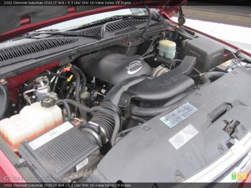 5.3 Liter OHV 16-Valve Vortec V8 Engine for the 2002 Chevrolet Suburban #52584413