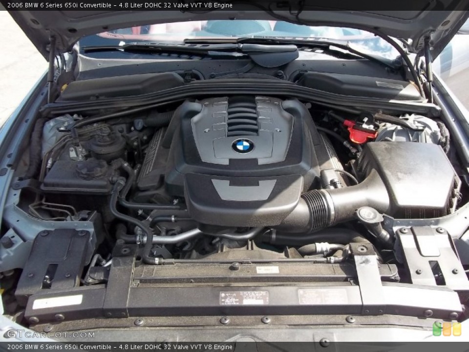 4.8 Liter DOHC 32 Valve VVT V8 Engine for the 2006 BMW 6 Series #52587956