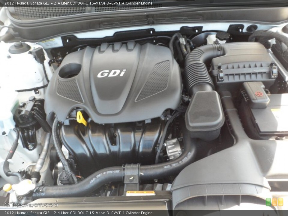 2.4 Liter GDI DOHC 16-Valve D-CVVT 4 Cylinder Engine for the 2012 Hyundai Sonata #52590248
