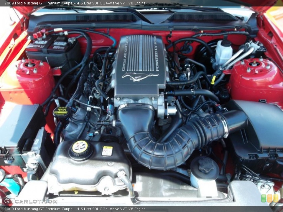 4.6 Liter SOHC 24-Valve VVT V8 Engine for the 2009 Ford Mustang #52591085