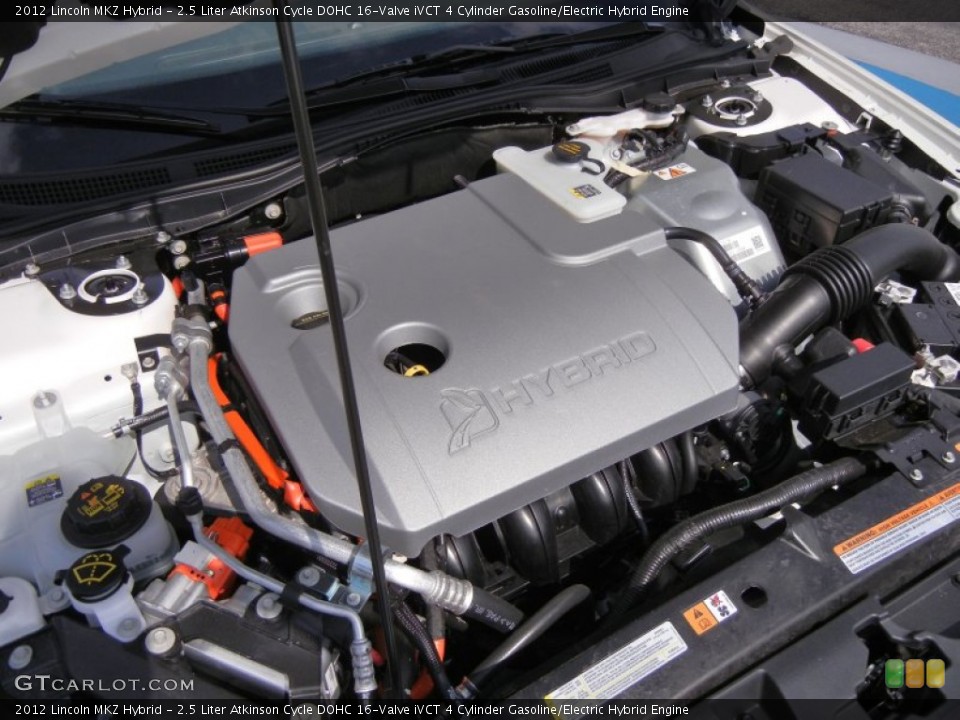2.5 Liter Atkinson Cycle DOHC 16-Valve iVCT 4 Cylinder Gasoline/Electric Hybrid Engine for the 2012 Lincoln MKZ #52593887