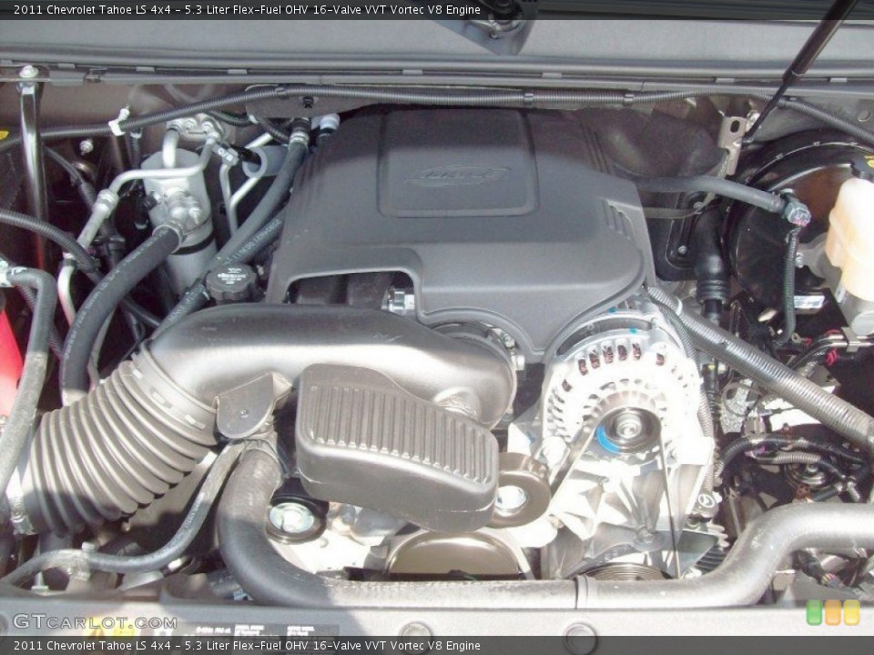 5.3 Liter Flex-Fuel OHV 16-Valve VVT Vortec V8 Engine for the 2011 Chevrolet Tahoe #52595210