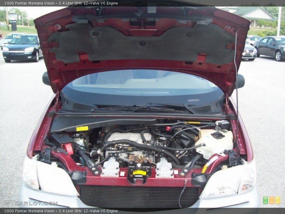 3.4 Liter OHV 12-Valve V6 Engine for the 2000 Pontiac Montana #52595822