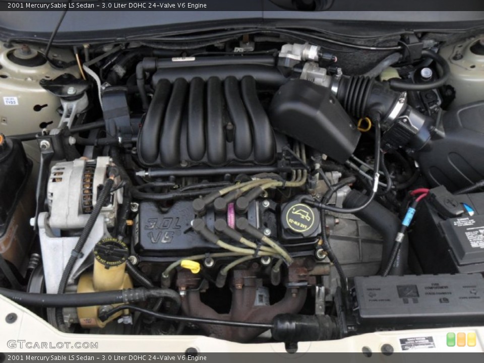3.0 Liter DOHC 24-Valve V6 Engine for the 2001 Mercury Sable #52612715