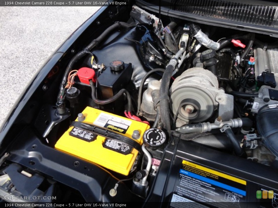 5.7 Liter OHV 16-Valve V8 Engine for the 1994 Chevrolet Camaro #52619051