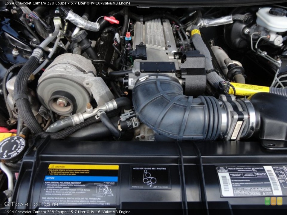 5.7 Liter OHV 16-Valve V8 Engine for the 1994 Chevrolet Camaro #52619066