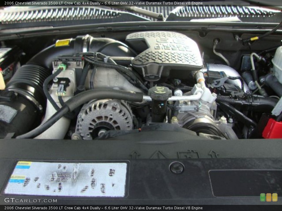 6.6 Liter OHV 32-Valve Duramax Turbo Diesel V8 Engine for the 2006 Chevrolet Silverado 3500 #52623275