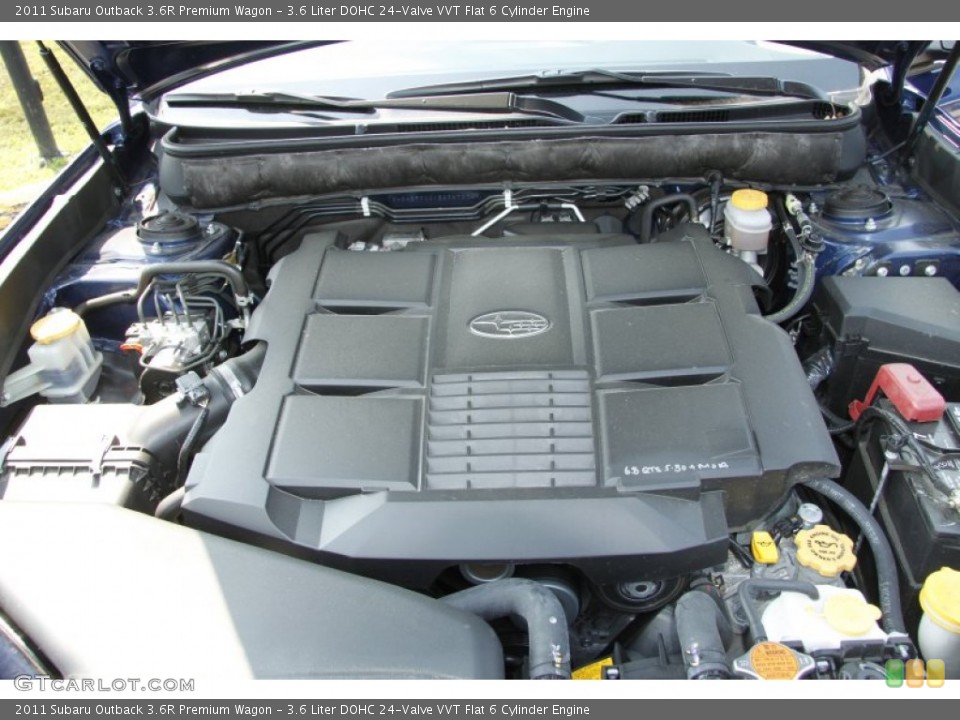 3.6 Liter DOHC 24-Valve VVT Flat 6 Cylinder Engine for the 2011 Subaru Outback #52625879