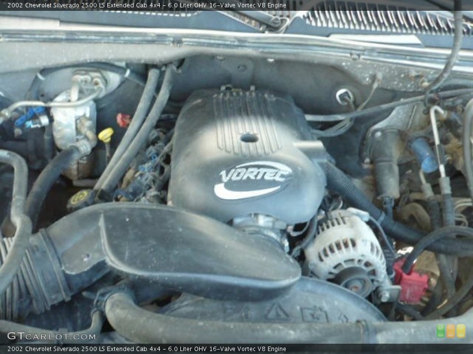 6.0 Liter OHV 16-Valve Vortec V8 Engine for the 2002 Chevrolet Silverado 2500 #52628177