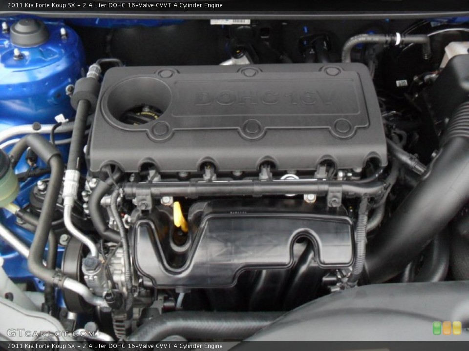 2.4 Liter DOHC 16-Valve CVVT 4 Cylinder Engine for the 2011 Kia Forte Koup #52636133