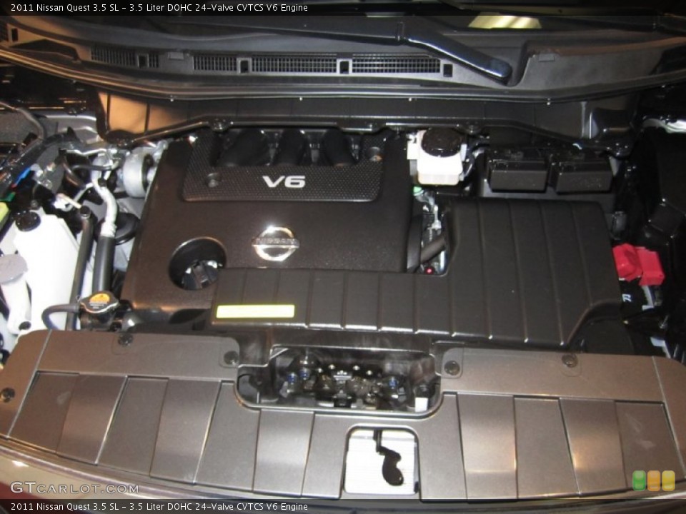 3.5 Liter DOHC 24-Valve CVTCS V6 Engine for the 2011 Nissan Quest #52637171