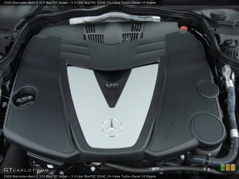 3.0 Liter BlueTEC DOHC 24-Valve Turbo-Diesel V6 Engine for the 2009 Mercedes-Benz E #52637885