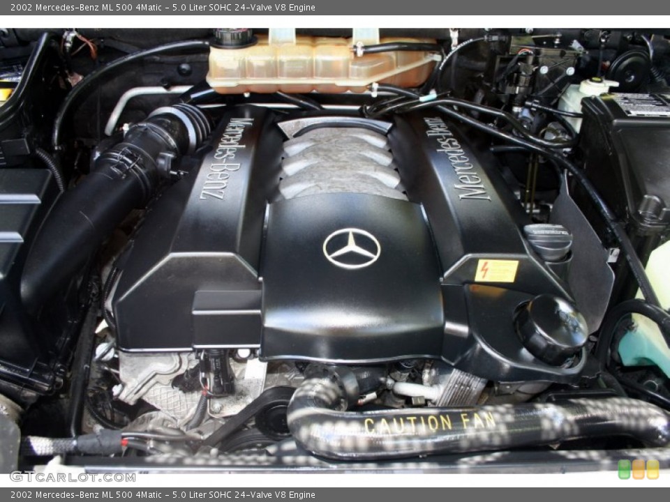 5.0 Liter SOHC 24-Valve V8 Engine for the 2002 Mercedes-Benz ML #52642868