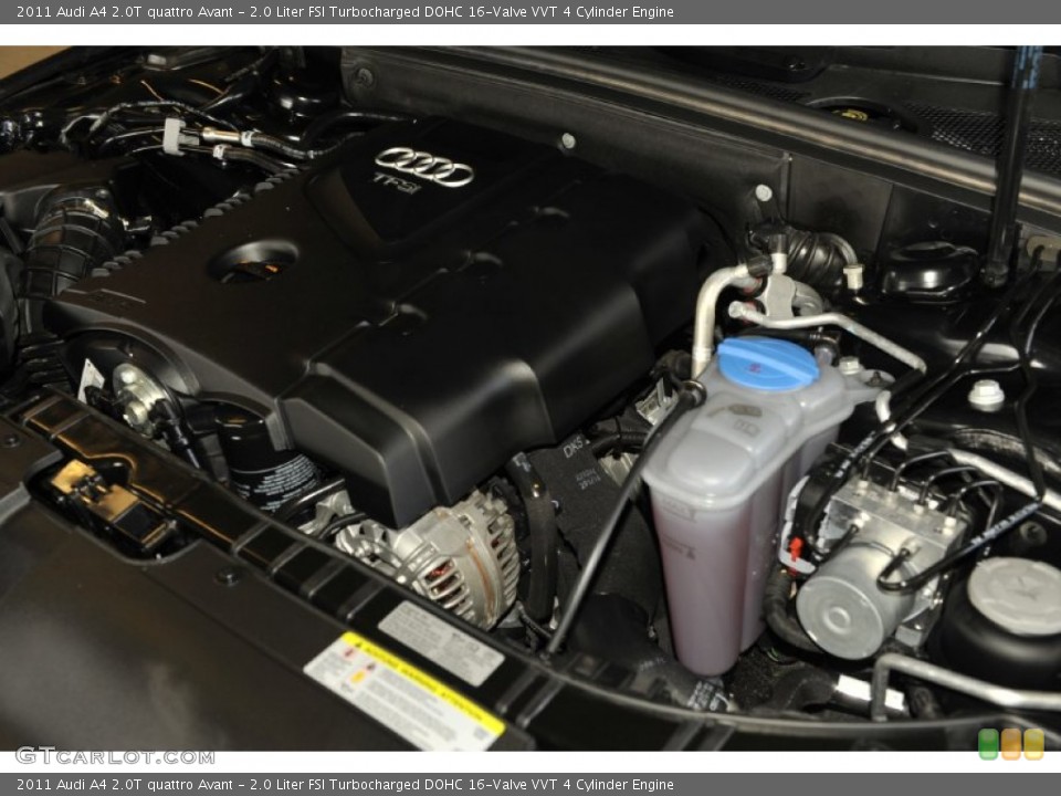 2.0 Liter FSI Turbocharged DOHC 16-Valve VVT 4 Cylinder Engine for the 2011 Audi A4 #52646807