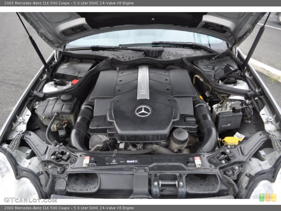 5.0 Liter SOHC 24-Valve V8 Engine for the 2003 Mercedes-Benz CLK #52653356
