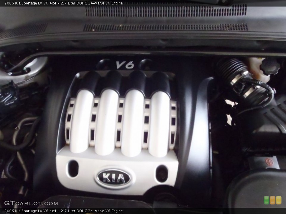 2.7 Liter DOHC 24-Valve V6 Engine for the 2006 Kia Sportage #52663795
