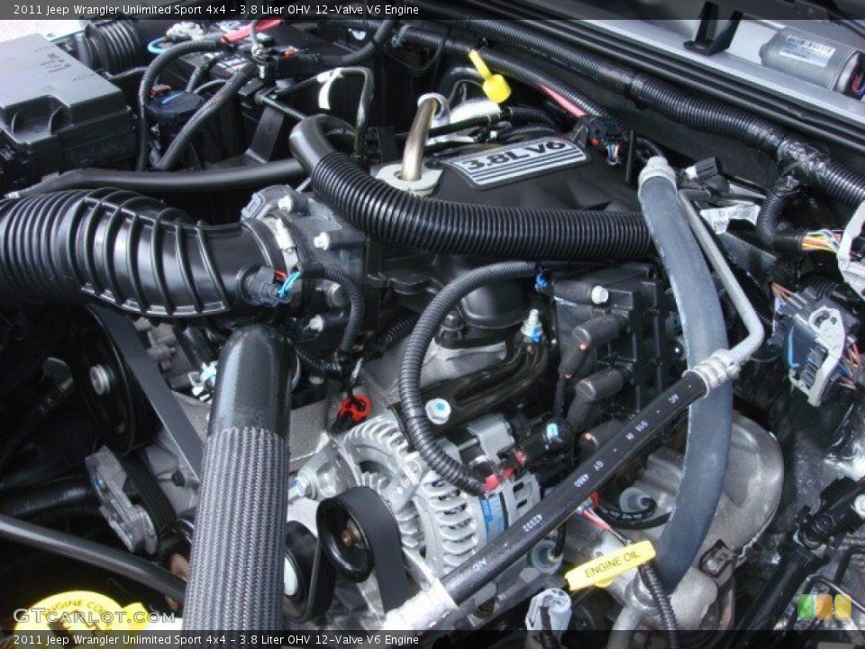 3.8 Liter OHV 12-Valve V6 Engine for the 2011 Jeep Wrangler Unlimited #52663810