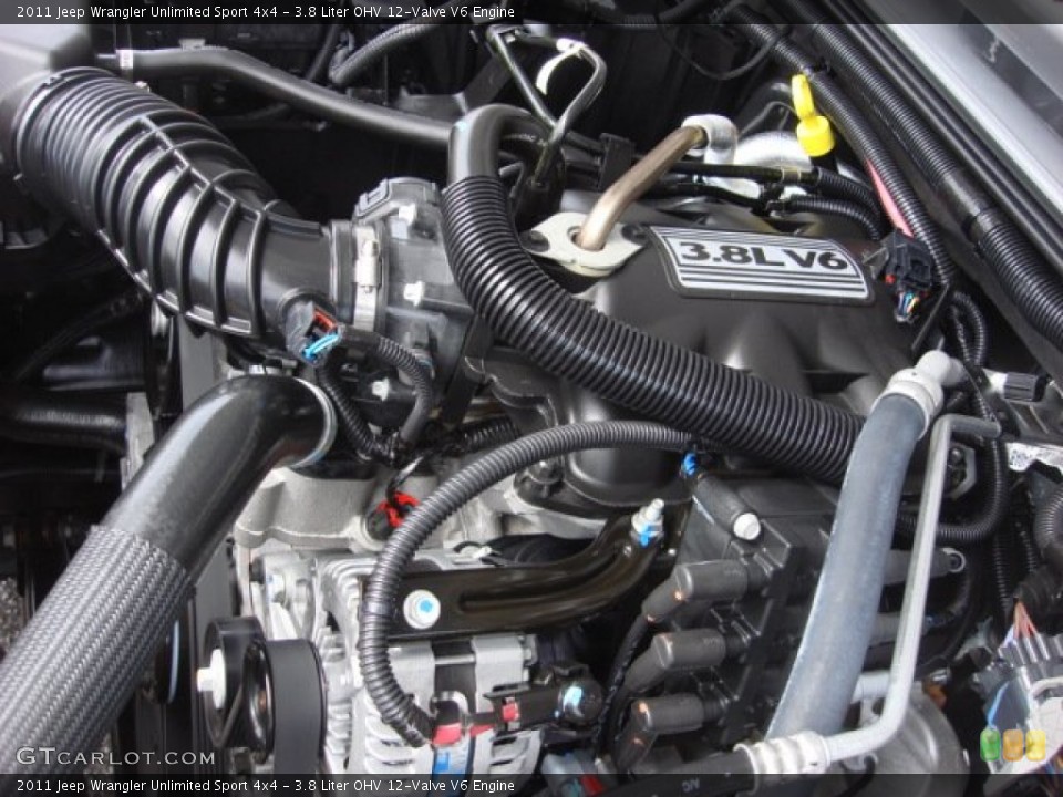 3.8 Liter OHV 12-Valve V6 Engine for the 2011 Jeep Wrangler Unlimited #52663828