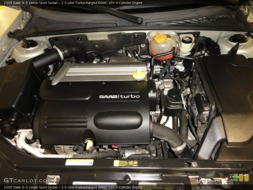 2.0 Liter Turbocharged DOHC 16V 4 Cylinder Engine for the 2005 Saab 9-3 #52665625