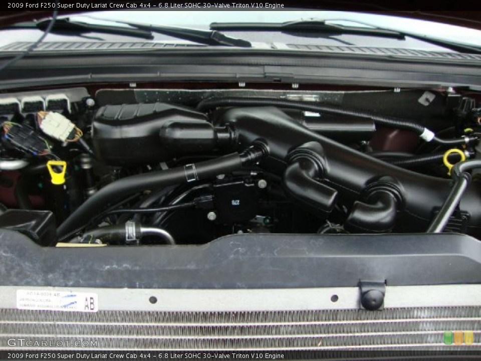 6.8 Liter SOHC 30-Valve Triton V10 Engine for the 2009 Ford F250 Super Duty #52668022