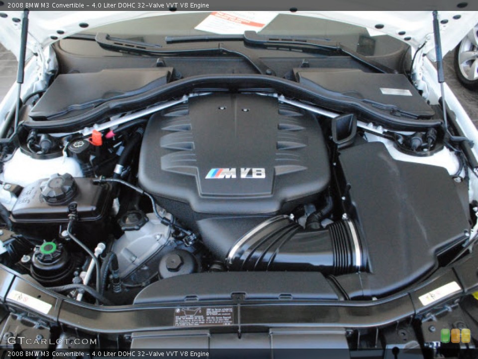 4.0 Liter DOHC 32-Valve VVT V8 Engine for the 2008 BMW M3 #52669672