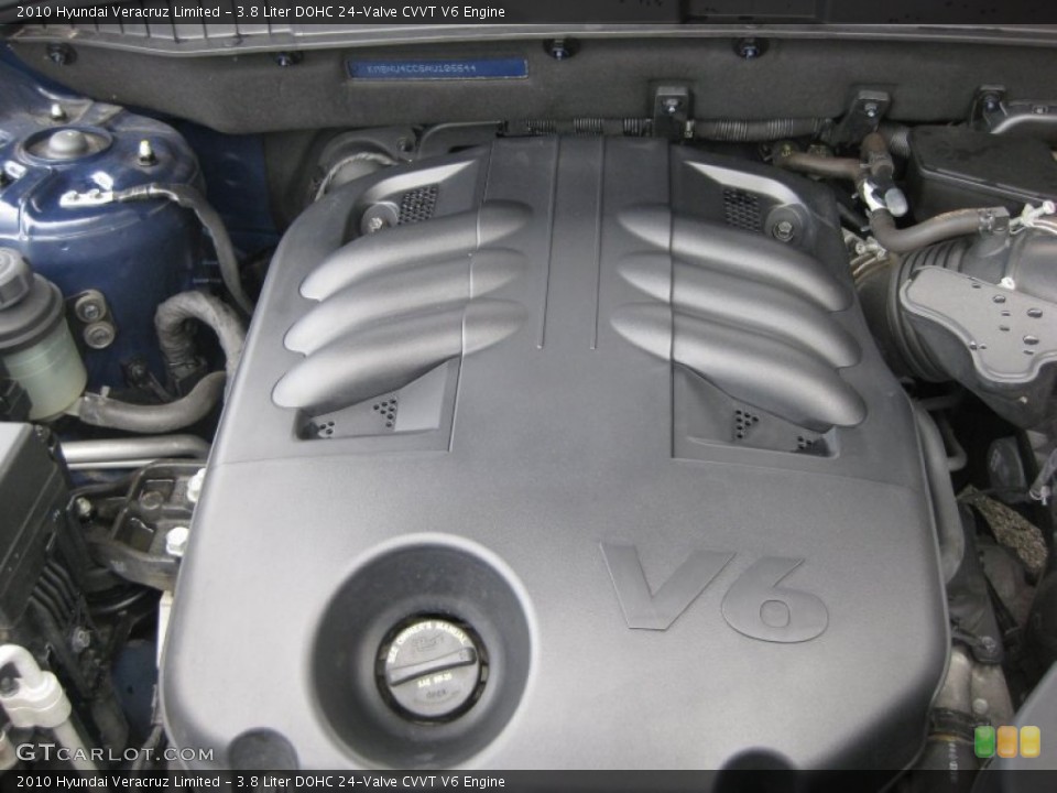 3.8 Liter DOHC 24-Valve CVVT V6 Engine for the 2010 Hyundai Veracruz #52690368