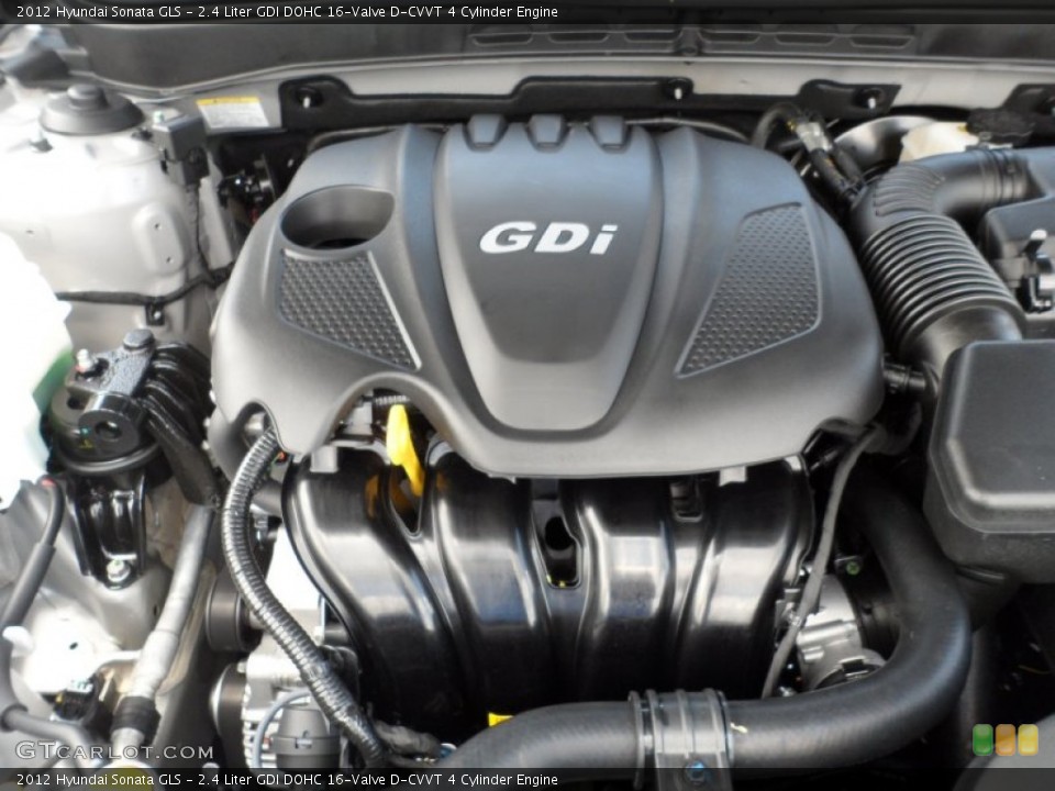 2.4 Liter GDI DOHC 16-Valve D-CVVT 4 Cylinder Engine for the 2012 Hyundai Sonata #52690830