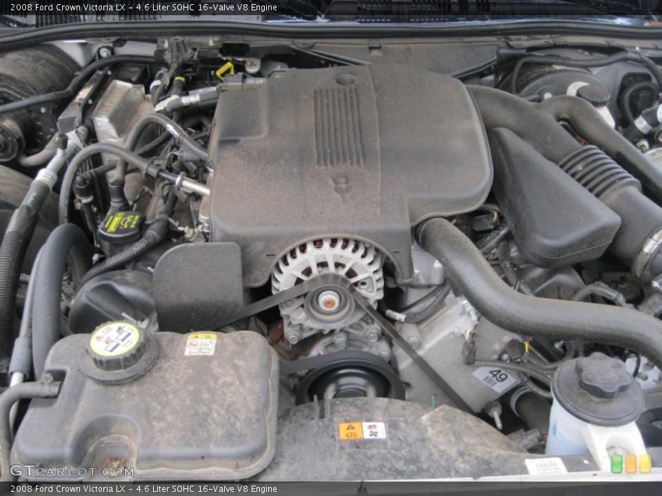 4.6 Liter SOHC 16-Valve V8 Engine for the 2008 Ford Crown Victoria #52691814