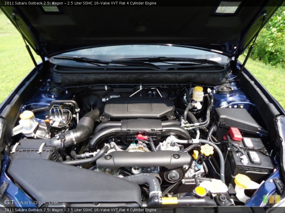 2.5 Liter SOHC 16-Valve VVT Flat 4 Cylinder Engine for the 2011 Subaru Outback #52720344