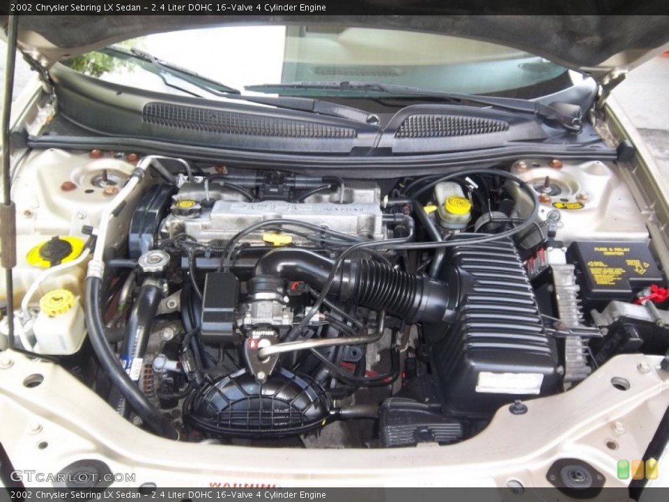 2.4 Liter DOHC 16-Valve 4 Cylinder Engine for the 2002 Chrysler Sebring #52721220