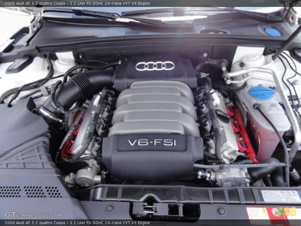 3.2 Liter FSI DOHC 24-Valve VVT V6 Engine for the 2009 Audi A5 #52744644