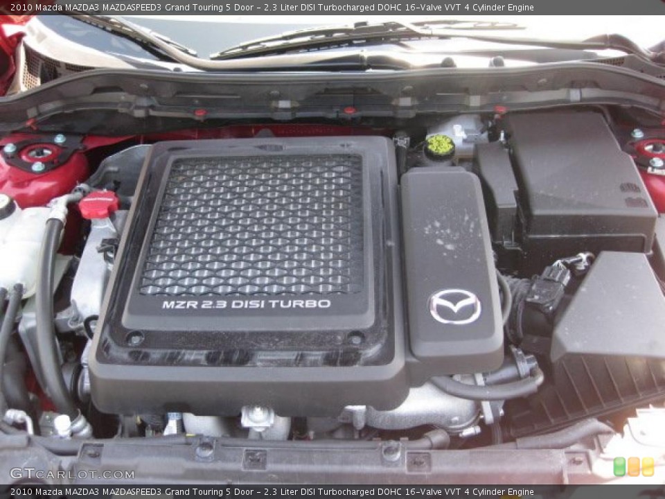 2.3 Liter DISI Turbocharged DOHC 16-Valve VVT 4 Cylinder Engine for the 2010 Mazda MAZDA3 #52745548