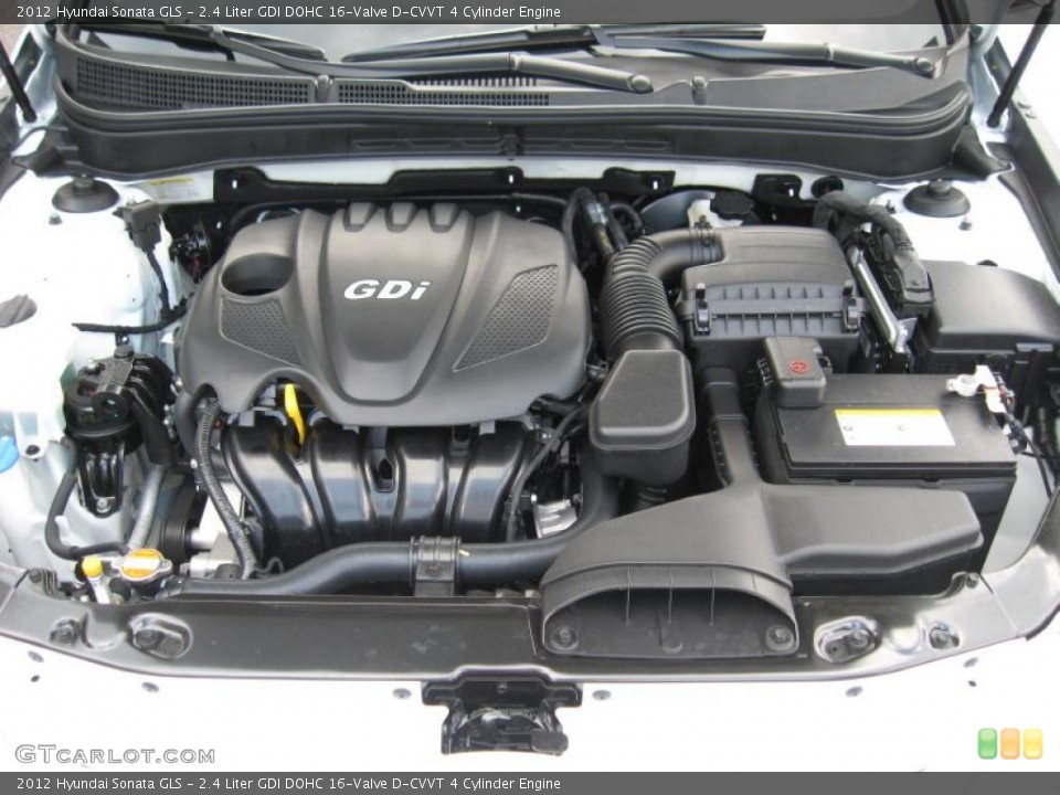 2.4 Liter GDI DOHC 16-Valve D-CVVT 4 Cylinder Engine for the 2012 Hyundai Sonata #52747672