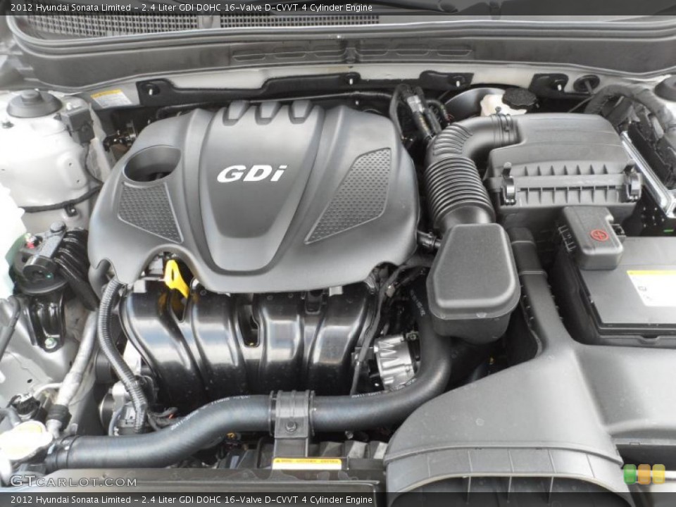 2.4 Liter GDI DOHC 16-Valve D-CVVT 4 Cylinder Engine for the 2012 Hyundai Sonata #52750620