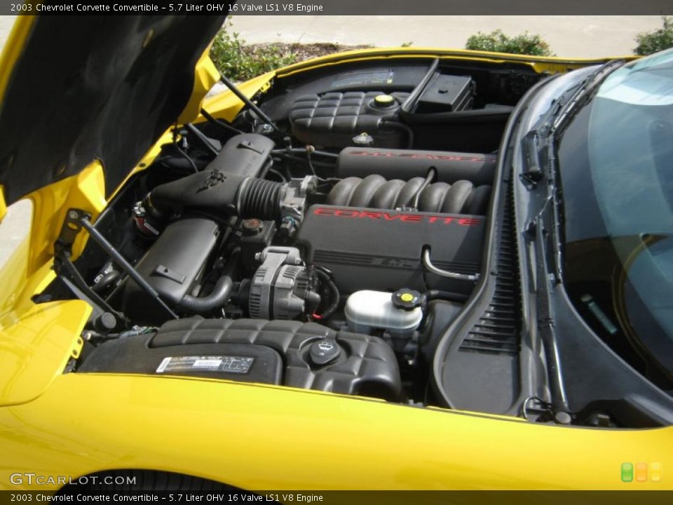 5.7 Liter OHV 16 Valve LS1 V8 Engine for the 2003 Chevrolet Corvette #52751588