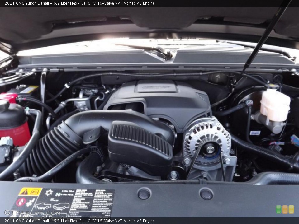 6.2 Liter Flex-Fuel OHV 16-Valve VVT Vortec V8 Engine for the 2011 GMC Yukon #52754516