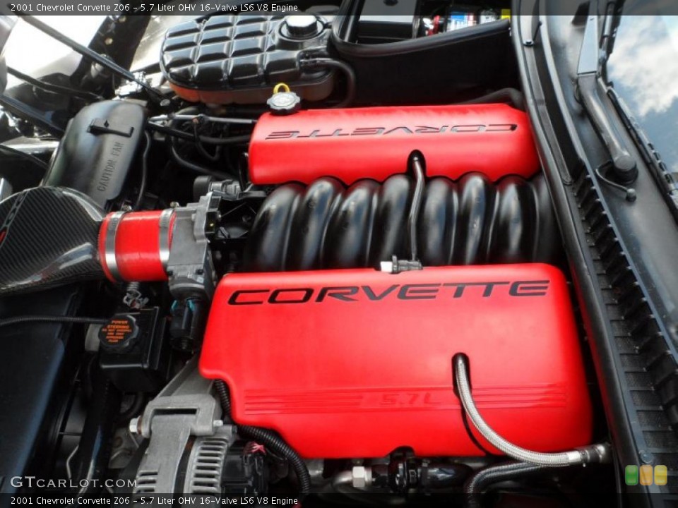 5.7 Liter OHV 16-Valve LS6 V8 Engine for the 2001 Chevrolet Corvette #52757676