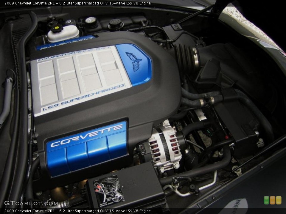6.2 Liter Supercharged OHV 16-Valve LS9 V8 Engine for the 2009 Chevrolet Corvette #52760360