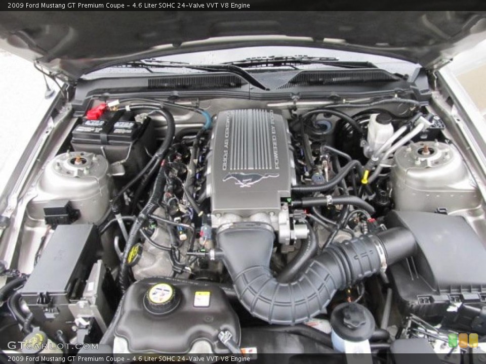4.6 Liter SOHC 24-Valve VVT V8 Engine for the 2009 Ford Mustang #52764948