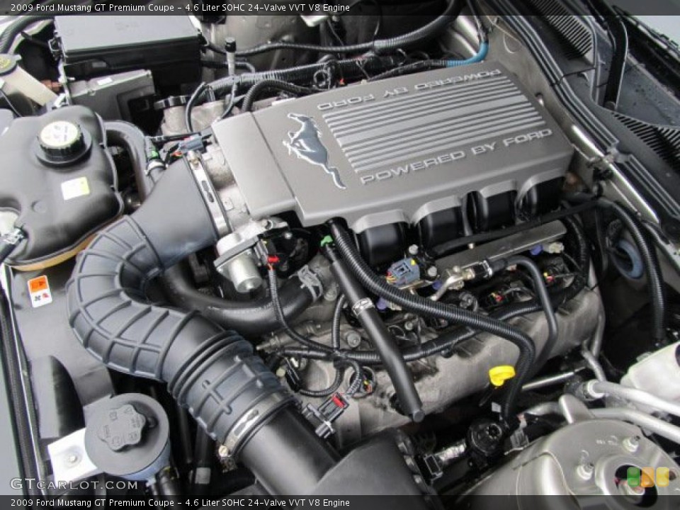 4.6 Liter SOHC 24-Valve VVT V8 Engine for the 2009 Ford Mustang #52764956