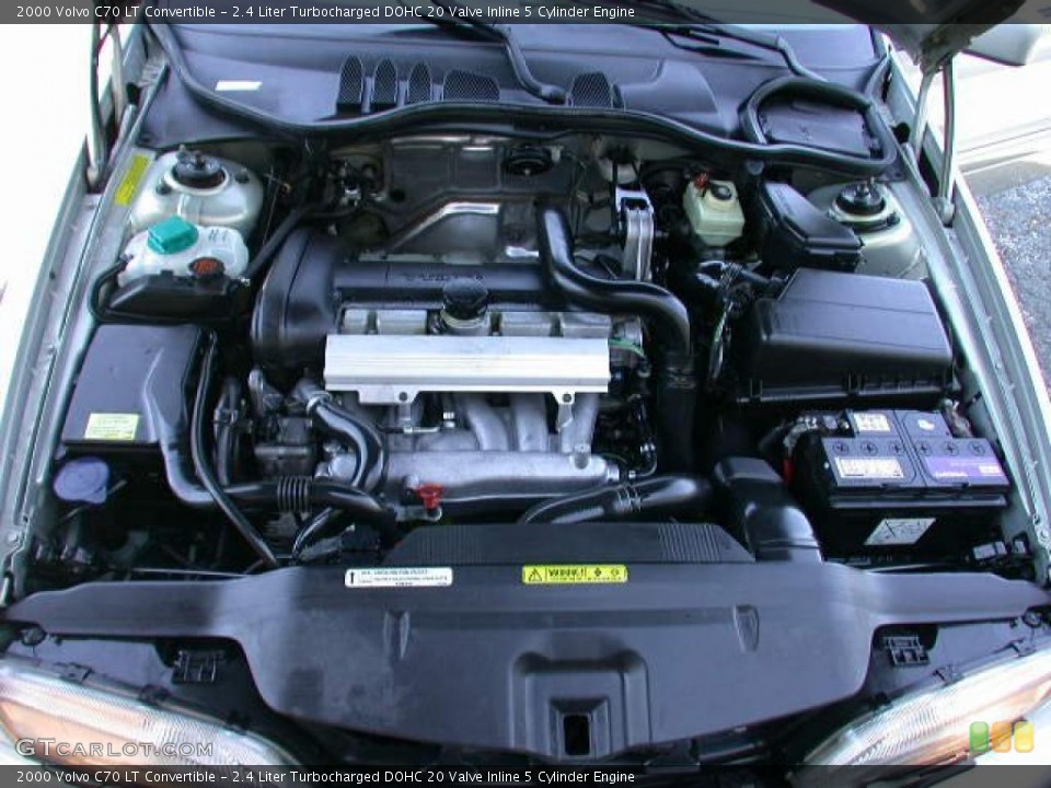 2.4 Liter Turbocharged DOHC 20 Valve Inline 5 Cylinder 2000 Volvo C70 Engine