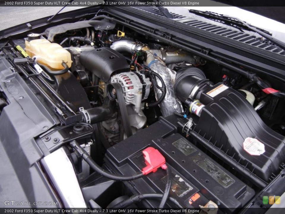 7.3 Liter OHV 16V Power Stroke Turbo Diesel V8 Engine for the 2002 Ford F350 Super Duty #52767288